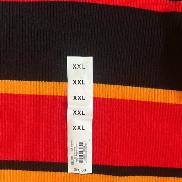 Nine West XXL Striped Sweater - Picture 3 of 5